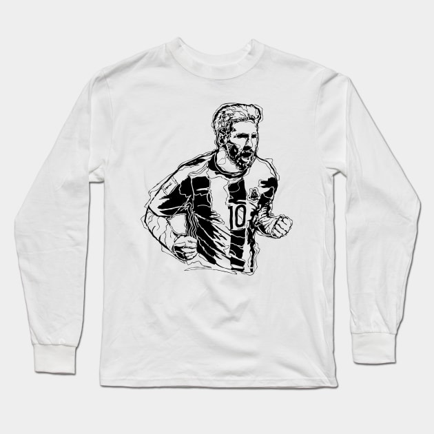 Messi: Field Legend Long Sleeve T-Shirt by Helgar